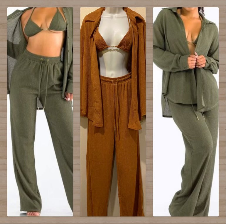 Miley 3 Piece (COLOR Rust)